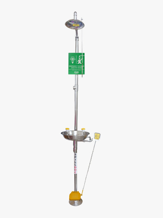 SPILLDOC COMBINATION SHOWER & EYEWASH STATION SDSE304