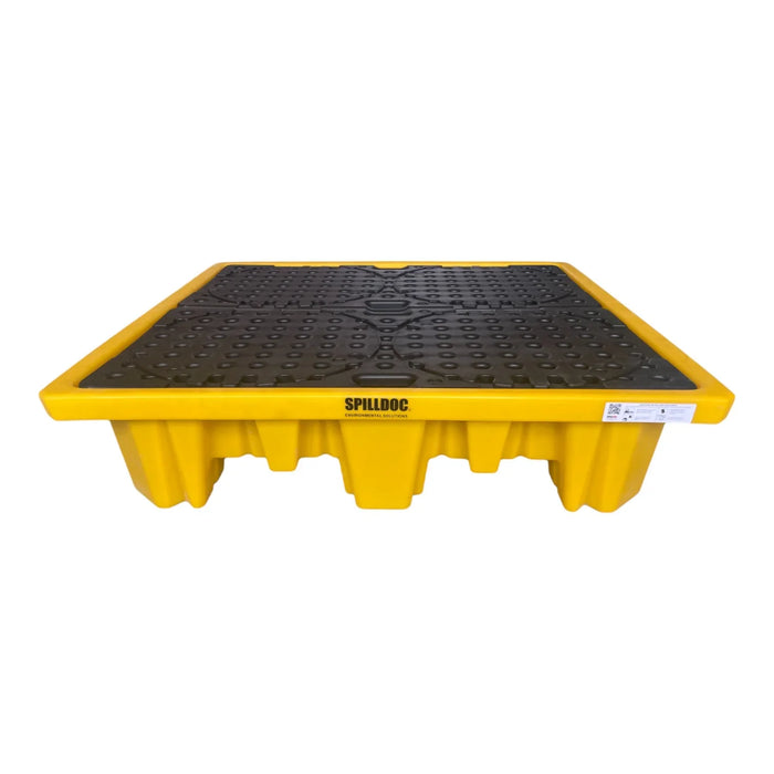 Spilldoc® 4 Drum Spill Pallet with drain plug SD004H