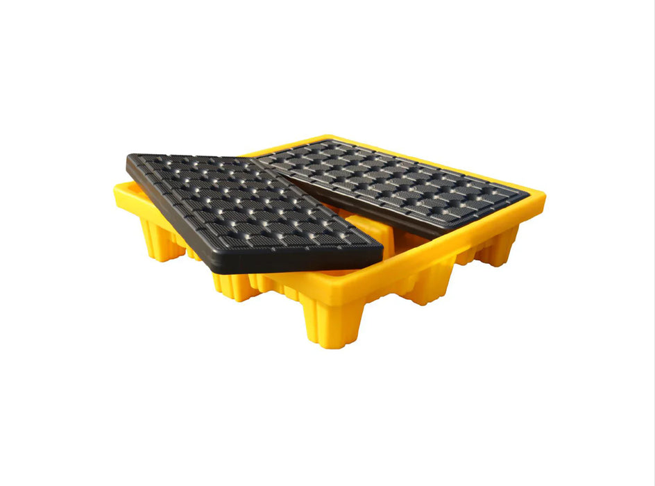 Spilldoc® 4 Drum Spill Pallet with drain plug SD004H