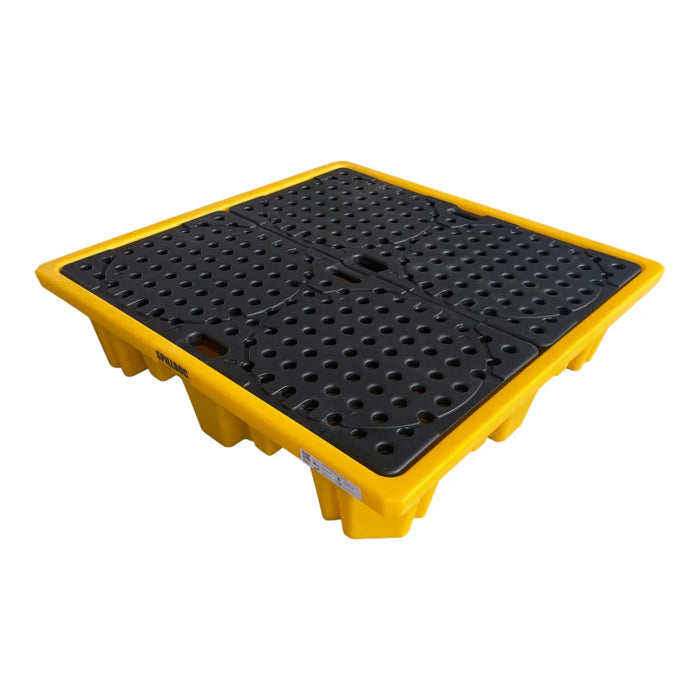 Spilldoc® 4 Drum Spill Pallet with drain plug SD004H