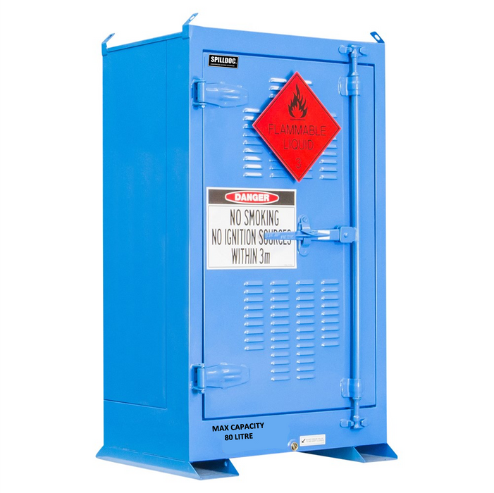 Spilldoc® Outdoor Flammable Liquid Storage Cabinet - 80L